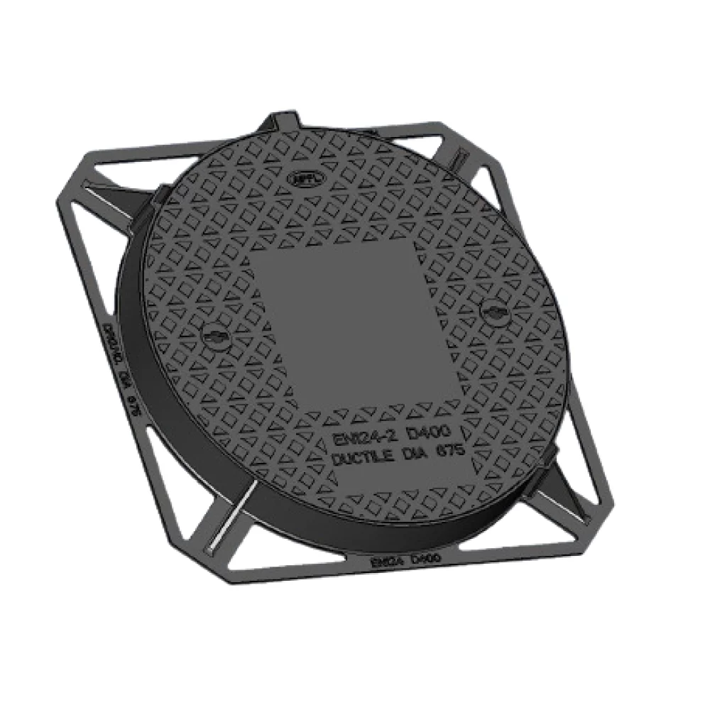 Circular Cover With Square Frame